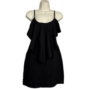Susana Monaco Bodycon Ruffle Trim Dress - S
